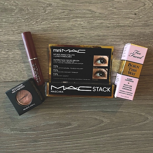 NWT Make Up Bundle. MAC Eyeshadow and Mascara, Too Faced Concealer & Clinique - Picture 1 of 9